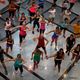 If you can, exercise with others.